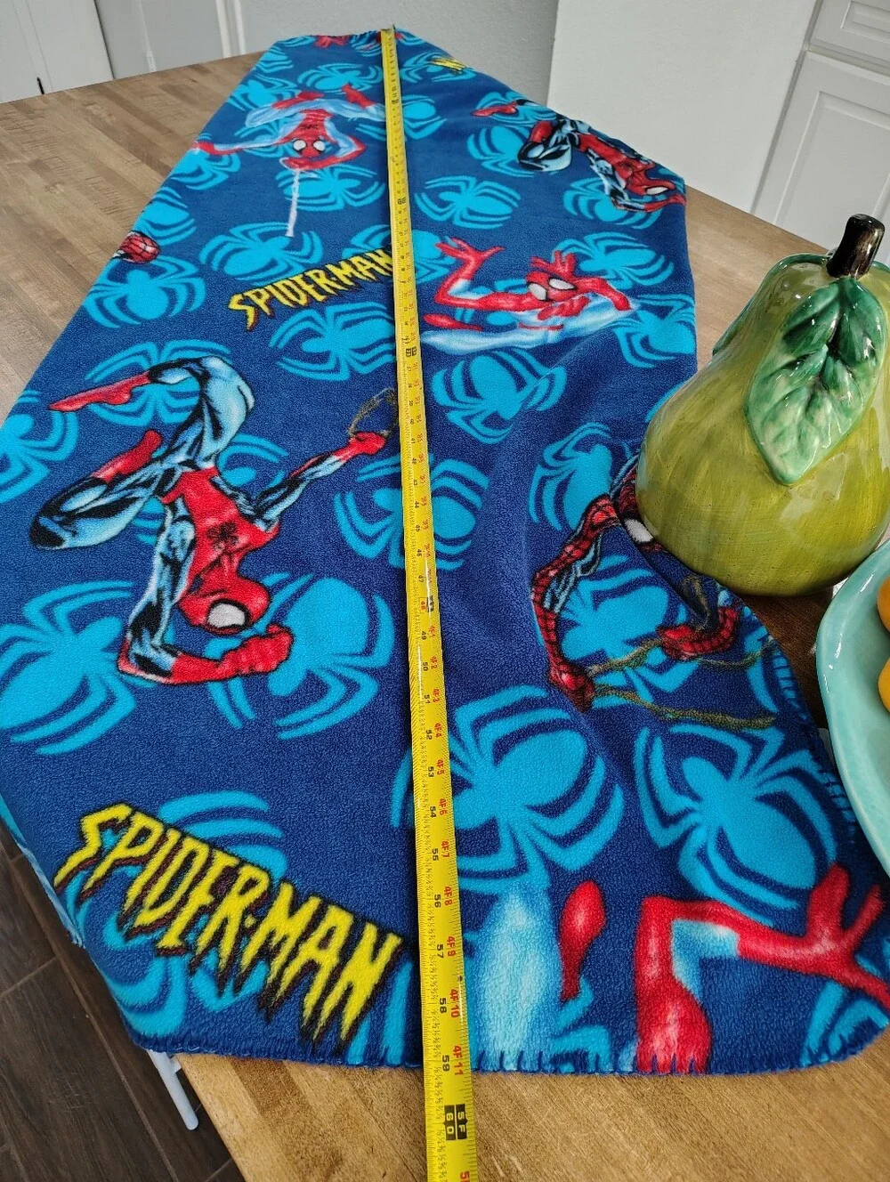 Marvel Spider-Man Blue & Red Fleece Throw Blanket/ Backpack 2004 Y2K RARE HTF